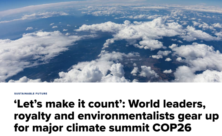 World leaders, royalty and environmentalists gear up for COP26