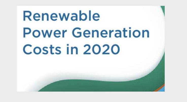 IRENA Renewable Power Generation Costs in 2020 Report