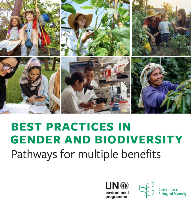 Best Practices in Gender and Biodiversity: Pathways for multiple benefits