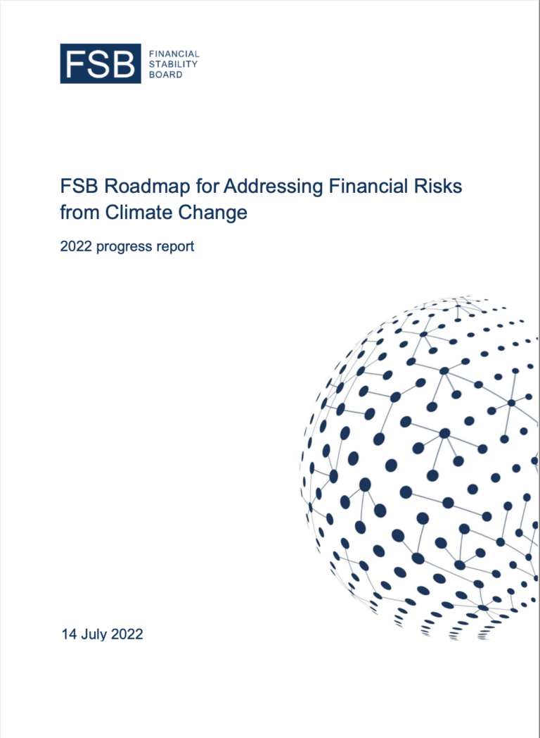 FSB Roadmap for Addressing Financial Risks from Climate Change: 2022 Progress Report