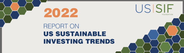 Report on US Sustainable Investing Trends