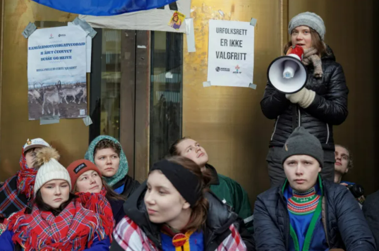 Thunberg, dozens of activists block Norway’s energy ministry