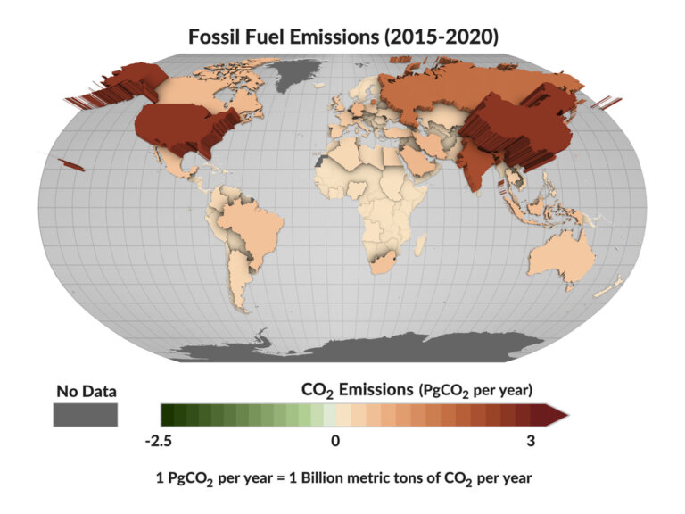 National Carbon Dioxide (CO₂) budgets inferred from atmospheric observations
