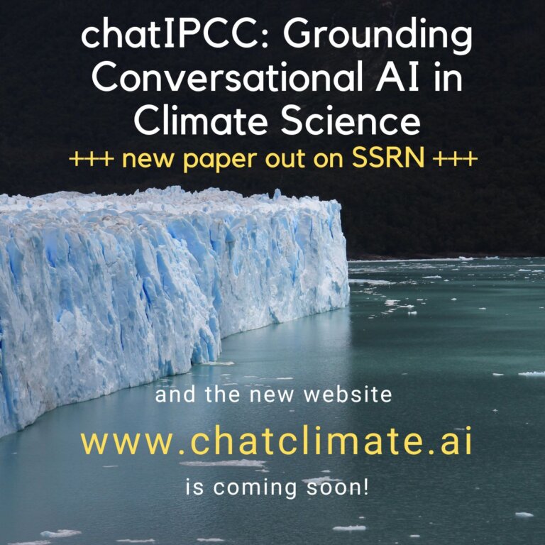 chatIPCC: Grounding Conversational AI in Climate Science