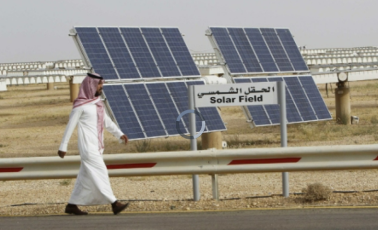 Solar investment outshines oil as race for clean energy heats up