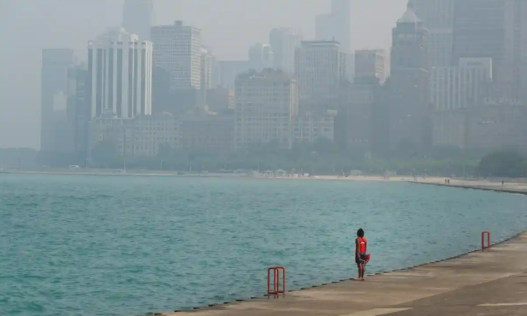 Extreme heatwaves continue to grip US as millions under heat and air quality alerts – as it happened