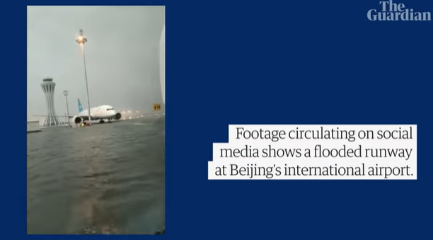 Chinese firefighter ‘dies heroic death’ as Beijing reports heaviest rain in 140 years