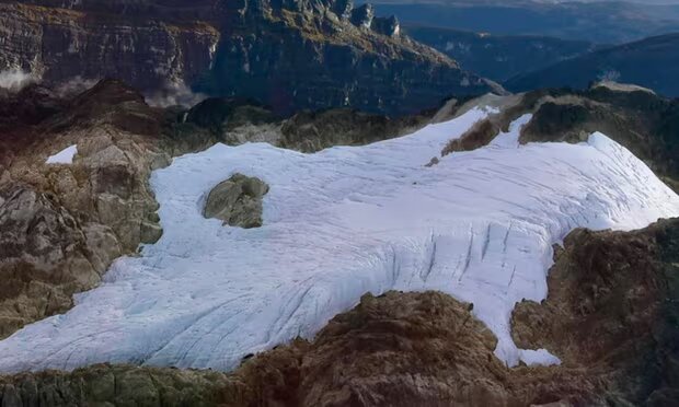 A glacier on Puncak Jaya, a mountain in Papua, in 2015. Photograph: Global Atmosphere Watch/AFP/Getty Images