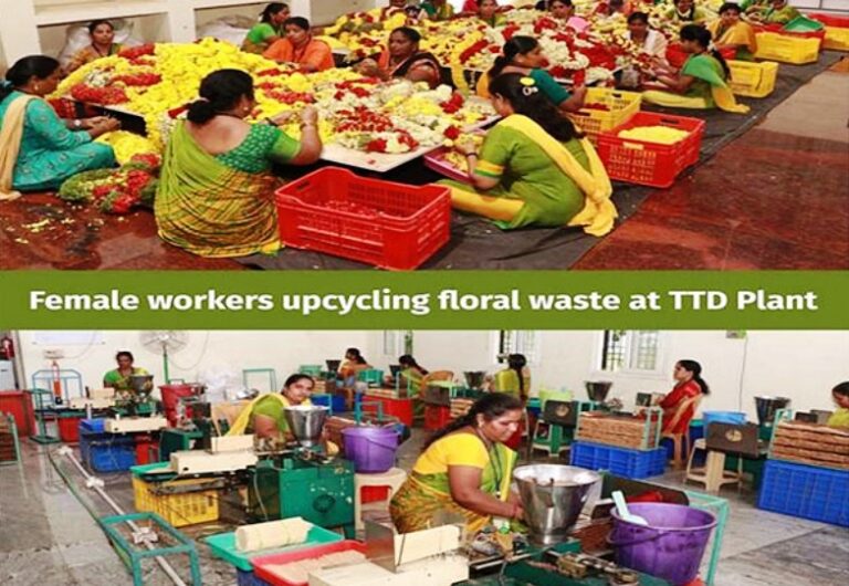 Floral waste boosting circular economy in India