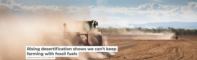 Rising desertification shows we can’t keep farming with fossil fuels