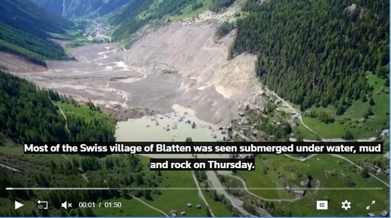 ‘I lost everything’: Swiss residents in shock after glacier debris buries village
