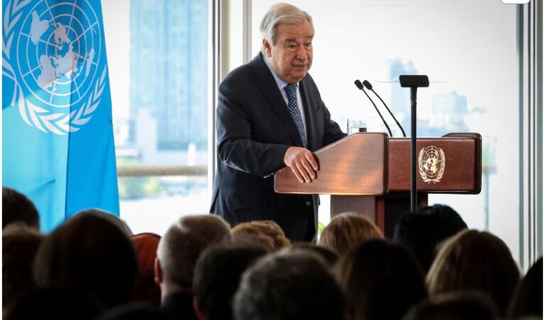 UN chief urges tech sector to power data centers with renewables