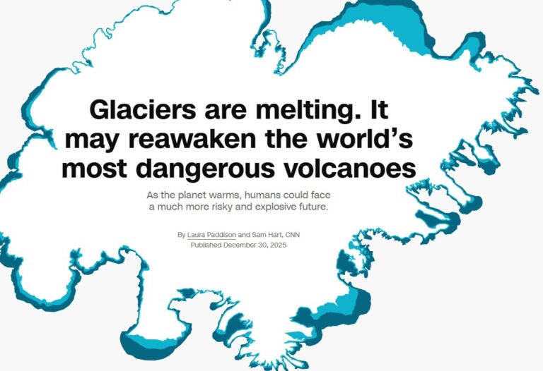 Glaciers are melting. It may reawaken the world’s most dangerous volcanoes