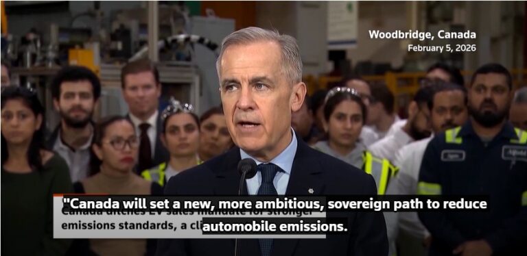 In another climate retreat, Canada scraps EV sales mandate