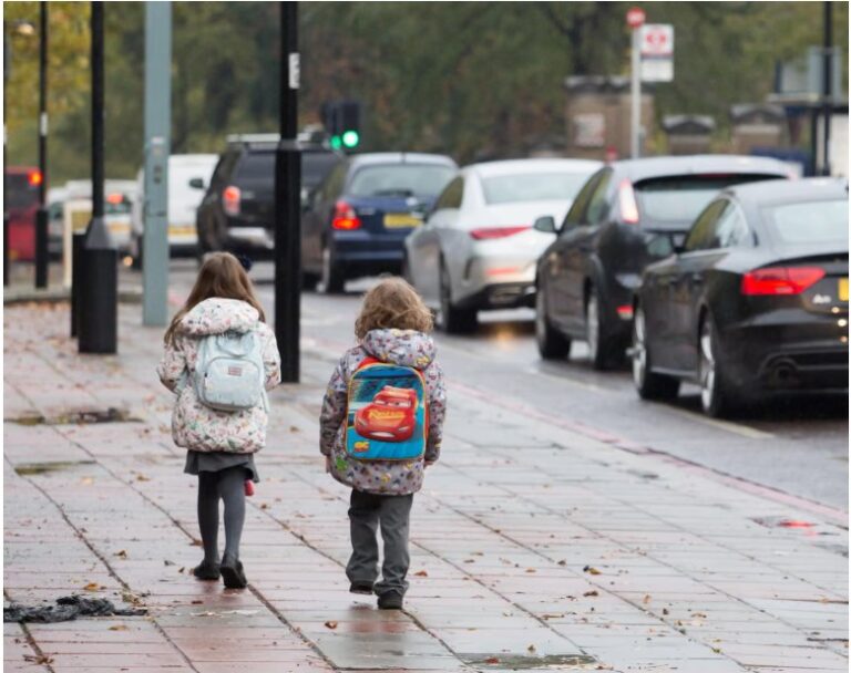 Babies exposed to air pollution during pregnancy take longer to learn to speak, research finds