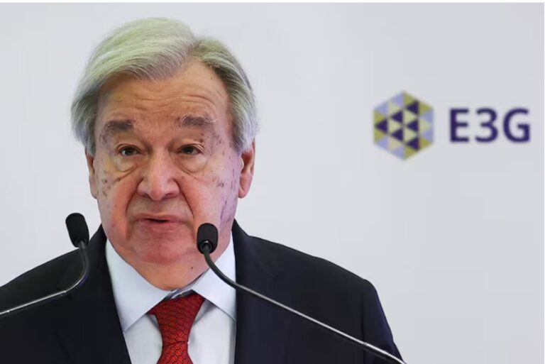 UN’s Guterres says climate risk must be core priority for finance ministers