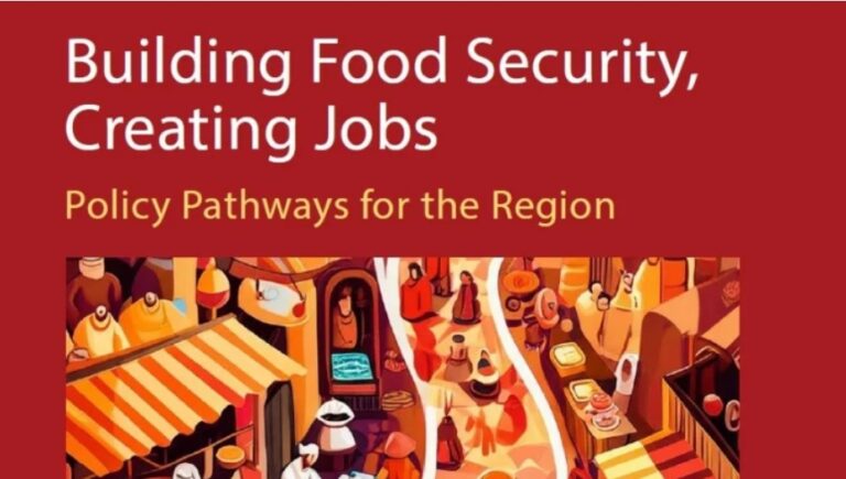 Building Food Security, Creating Jobs – Policy Pathways for the Middle East, North Africa, Afghanistan and Pakistan