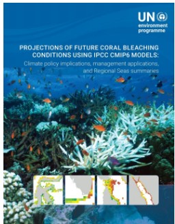 Projections of Future Coral Bleaching Conditions using IPCC CMIP6 models